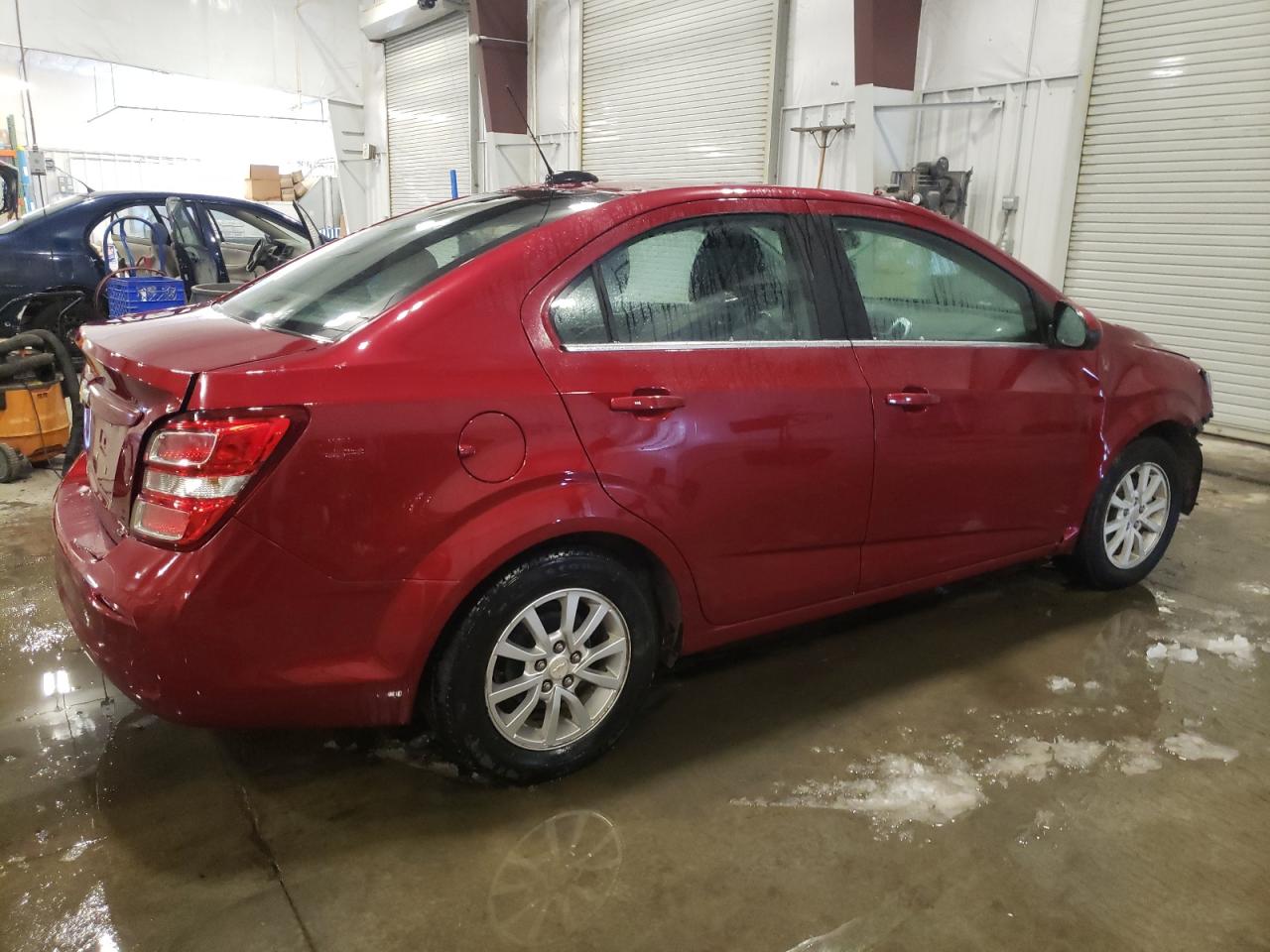 2017 Chevrolet Sonic VIN 1G1JD5SH1H4125465 Copart auction photo, front end / rear end damage thumbnail 3