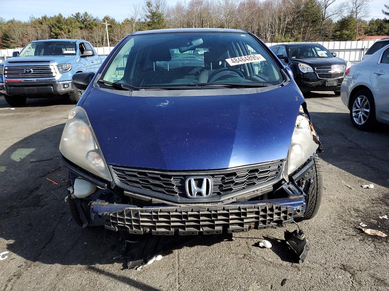 2013 Honda Fit VIN JHMGE8H53DC007042 Copart auction photo, front end damage thumbnail 5