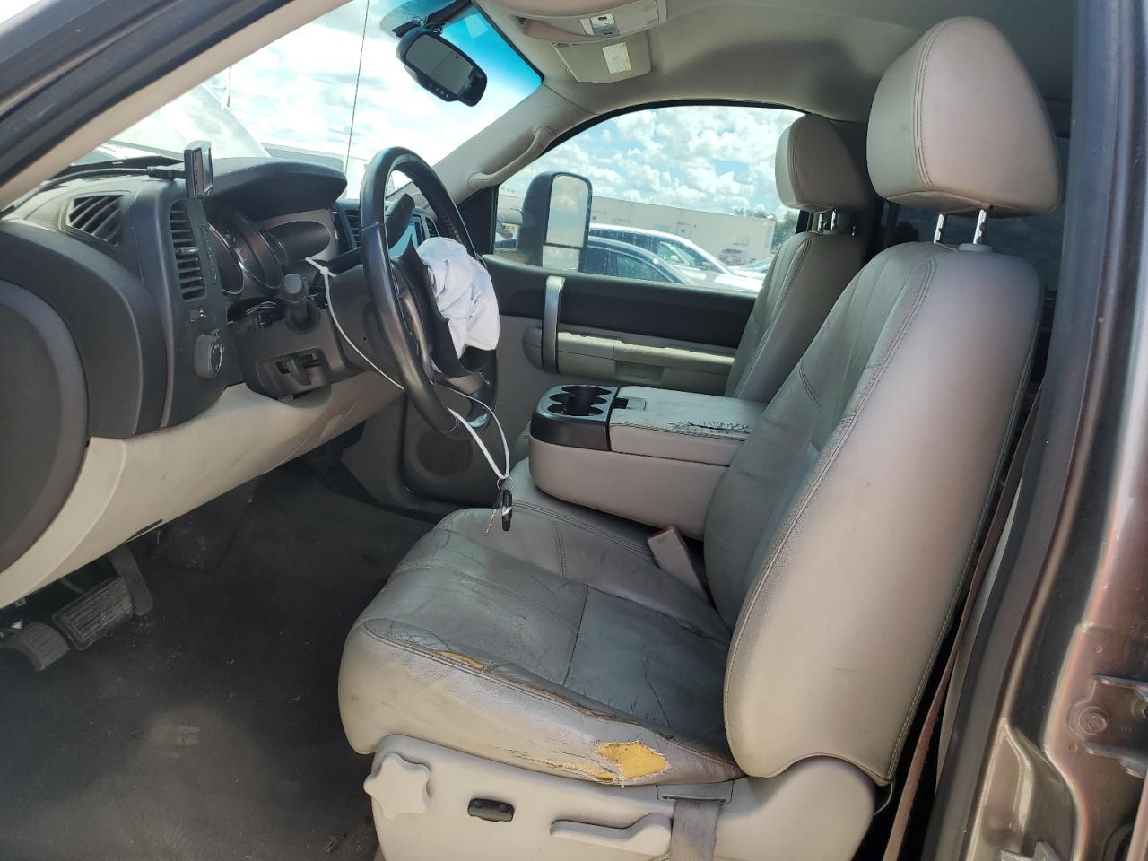 2008 Chevrolet Silverado VIN 3GCEK13J18G292923 Copart auction photo, front end / side damage thumbnail 7