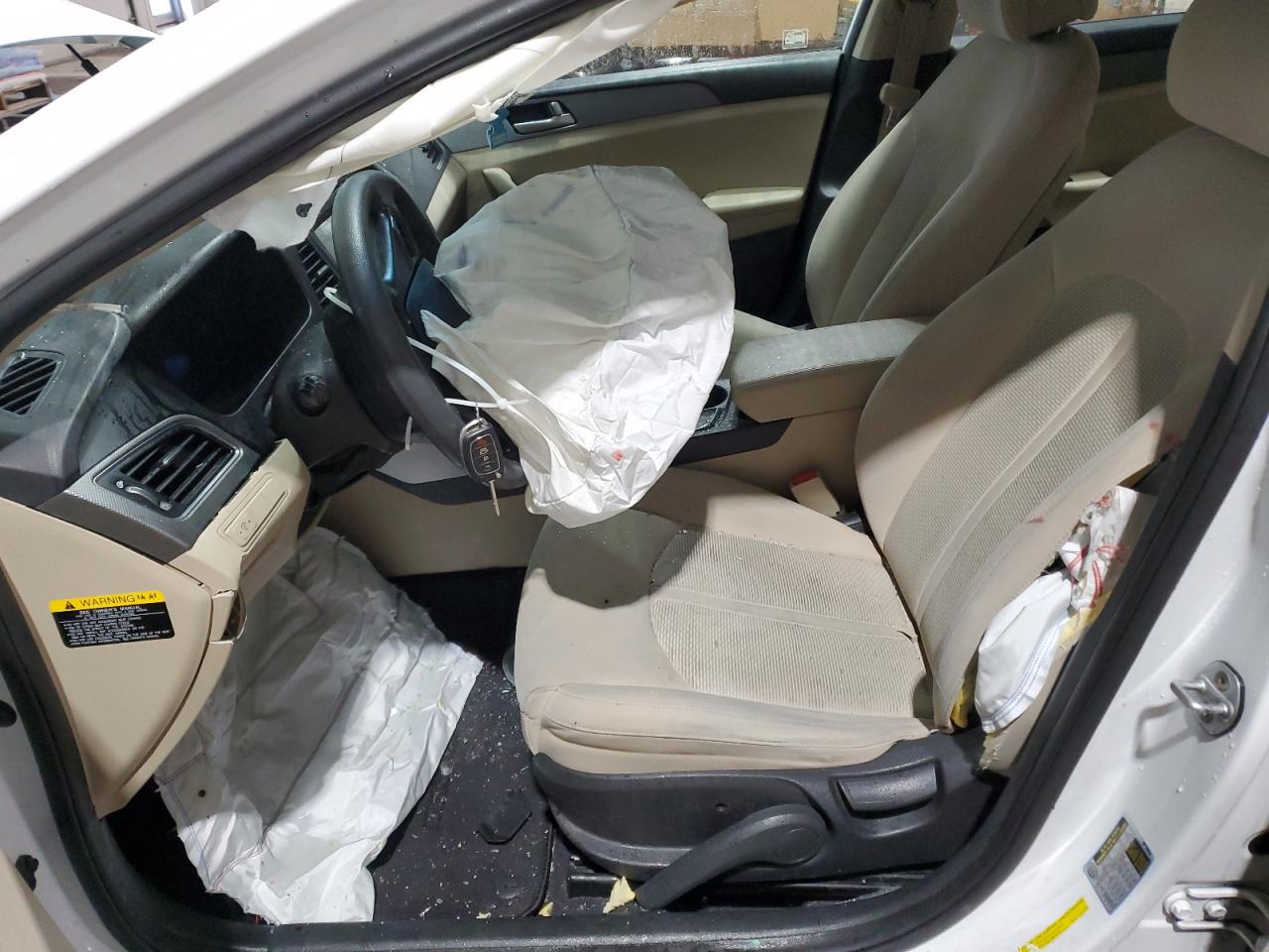 2017 Hyundai Sonata VIN 5NPE24AA0HH466069 Copart auction photo, front end damage thumbnail 7