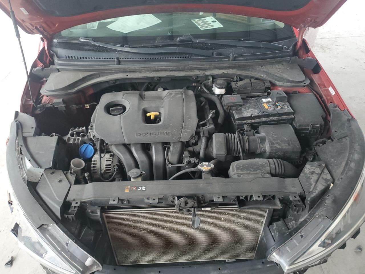 2020 Hyundai Elantra VIN KMHD84LF4LU046733 Copart auction photo, all over / mechanical damage thumbnail 11