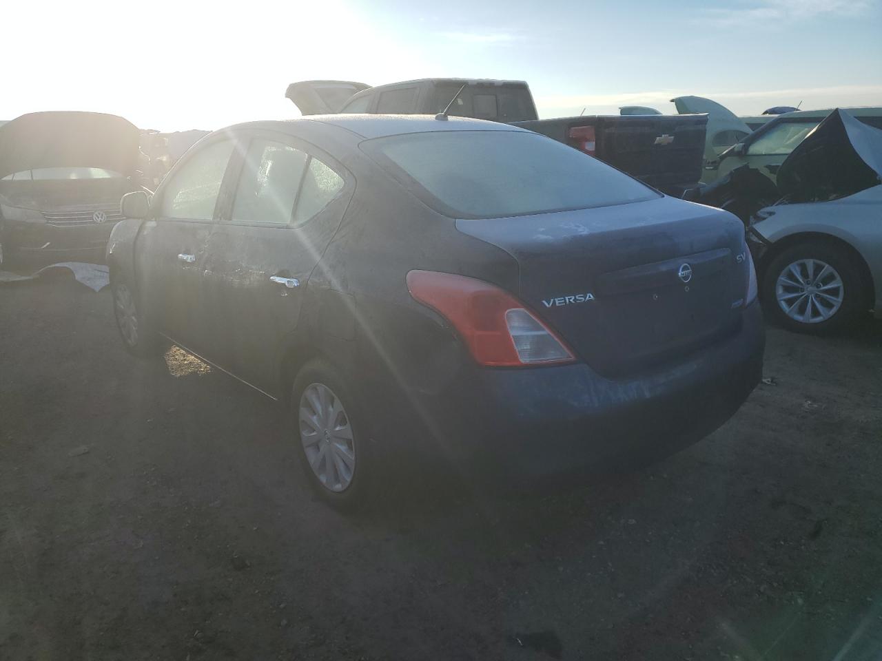 2012 Nissan Versa VIN 3N1CN7AP7CL925159 Copart auction photo, front end damage thumbnail 2