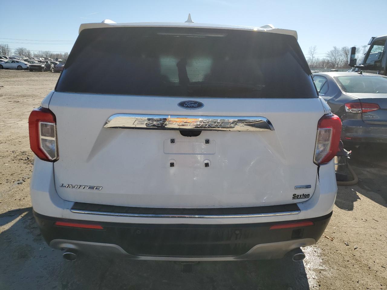 2020 Ford Explorer VIN 1FMSK8FH4LGB53003 Copart auction photo, rear end / front end damage thumbnail 6