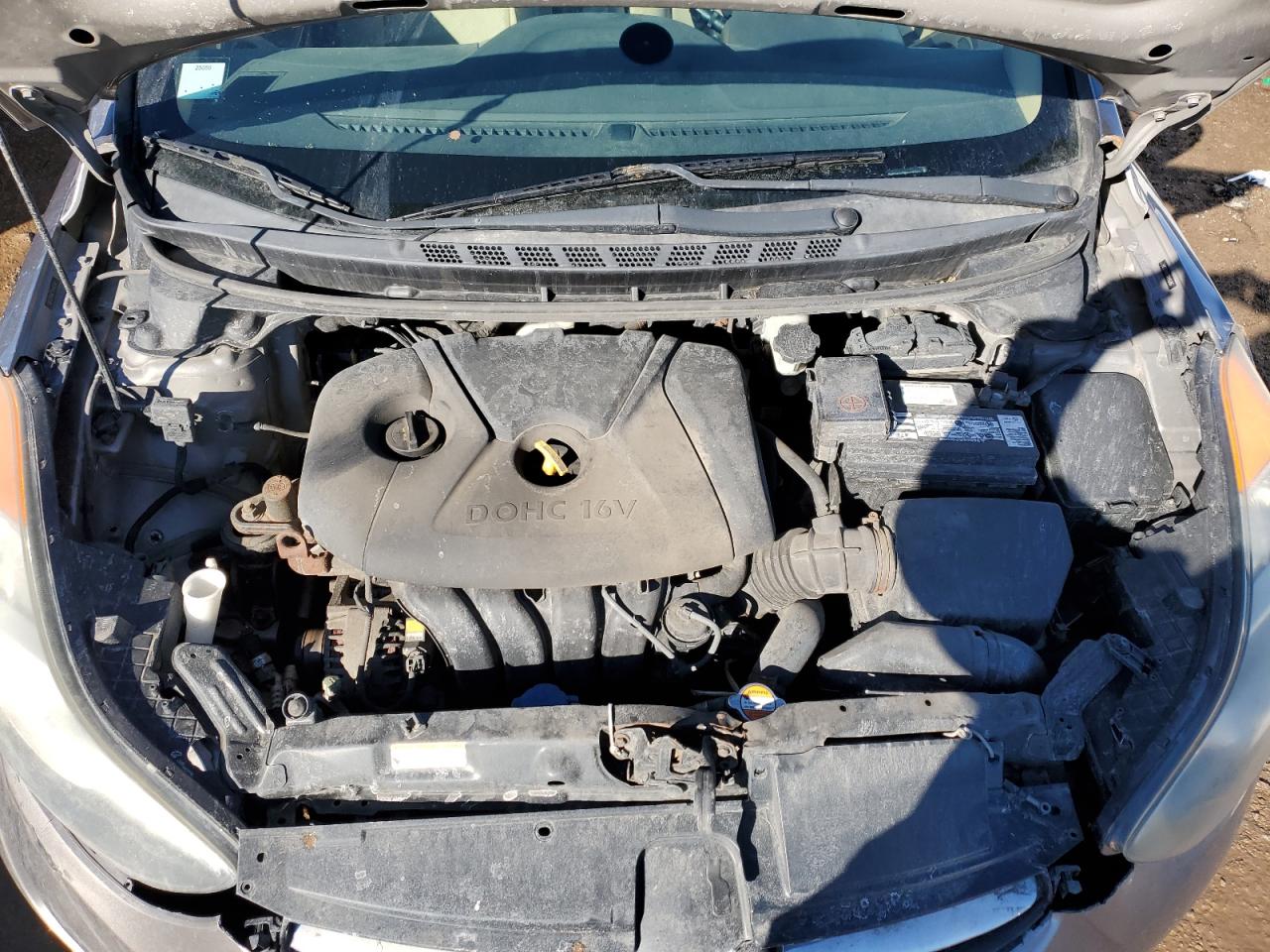 2011 Hyundai Elantra VIN 5NPDH4AE2BH035365 Copart auction photo, front end / minor dent/scratches damage thumbnail 11
