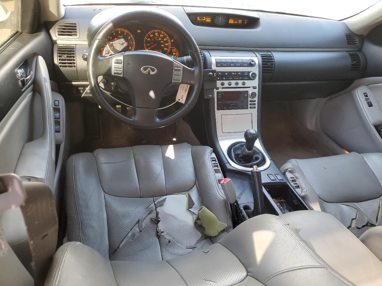 2005 Infiniti G VIN JNKCV51E05M220985 Copart auction photo, water/flood damage thumbnail 8
