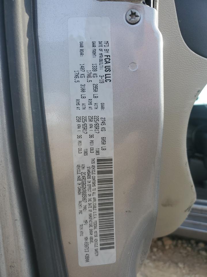 2019 Dodge Caravan VIN 2C4RDGBG2KR665067 Copart auction photo, front end damage thumbnail 15