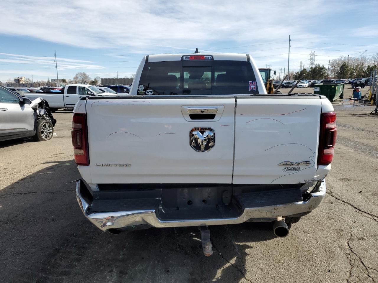 2020 RAM 1500 VIN 1C6SRFHT8LN103987 Copart auction photo, rear end damage thumbnail 6