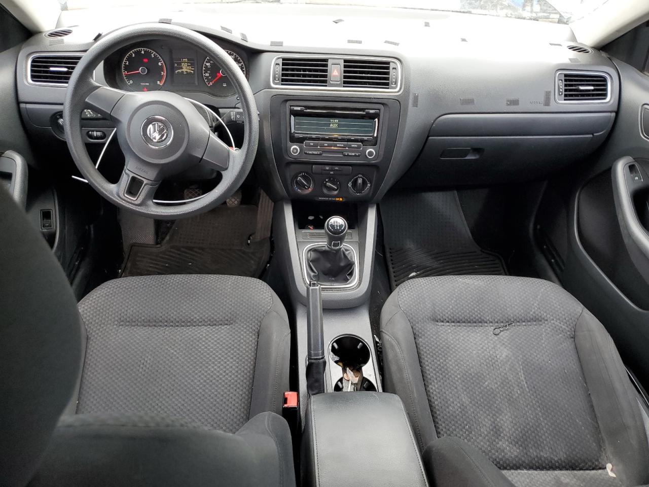2014 Volkswagen Jetta VIN 3VW1K7AJ1EM440177 Copart auction photo, front end / hail damage thumbnail 8