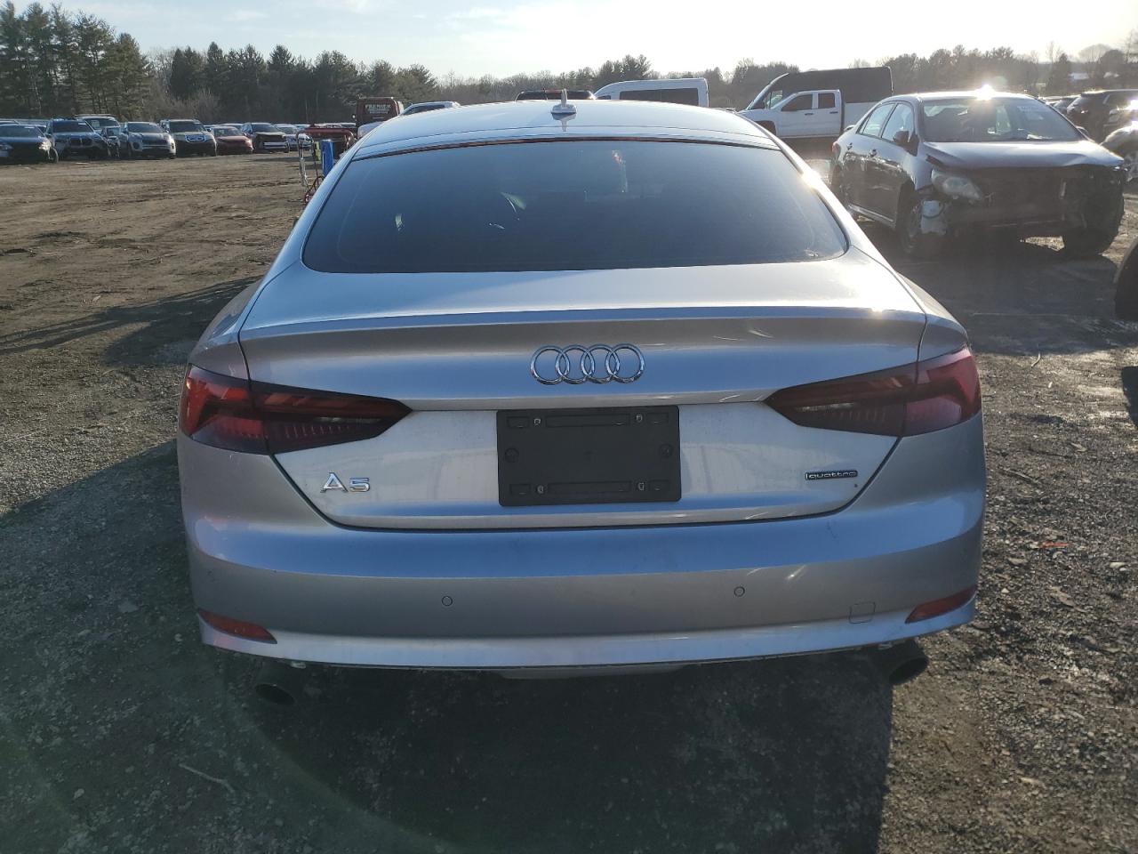 2019 Audi A5 VIN WAUFNCF51KA041473 Copart auction photo, front end / rear end damage thumbnail 6
