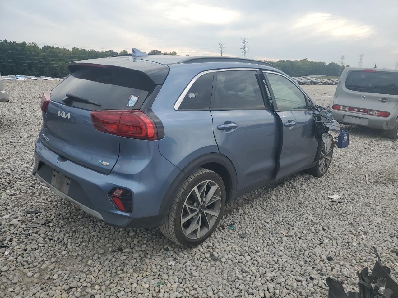 2022 KIA Niro VIN KNDCC3LC7N5537387 Copart auction photo, front end damage thumbnail 3