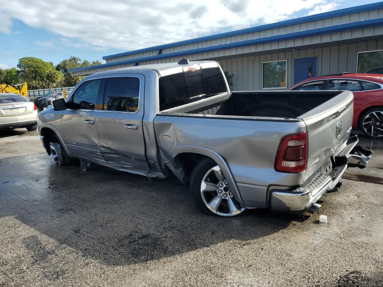 2020 RAM 1500 VIN 1C6SRFHT9LN367039 Copart auction photo, side / hail damage thumbnail 2