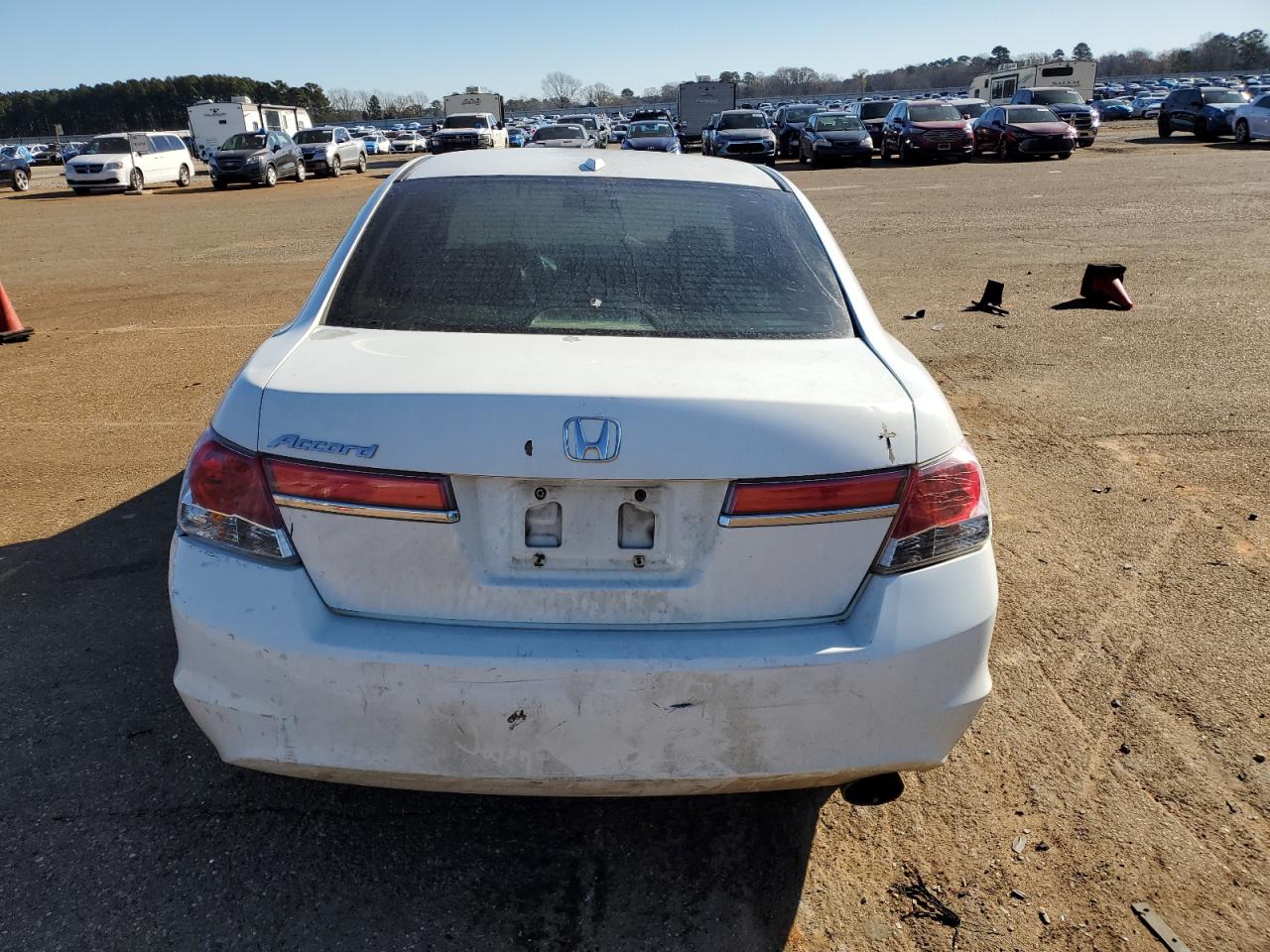 2011 Honda Accord VIN 1HGCP2F89BA116314 Copart auction photo, front end / rear end damage thumbnail 6