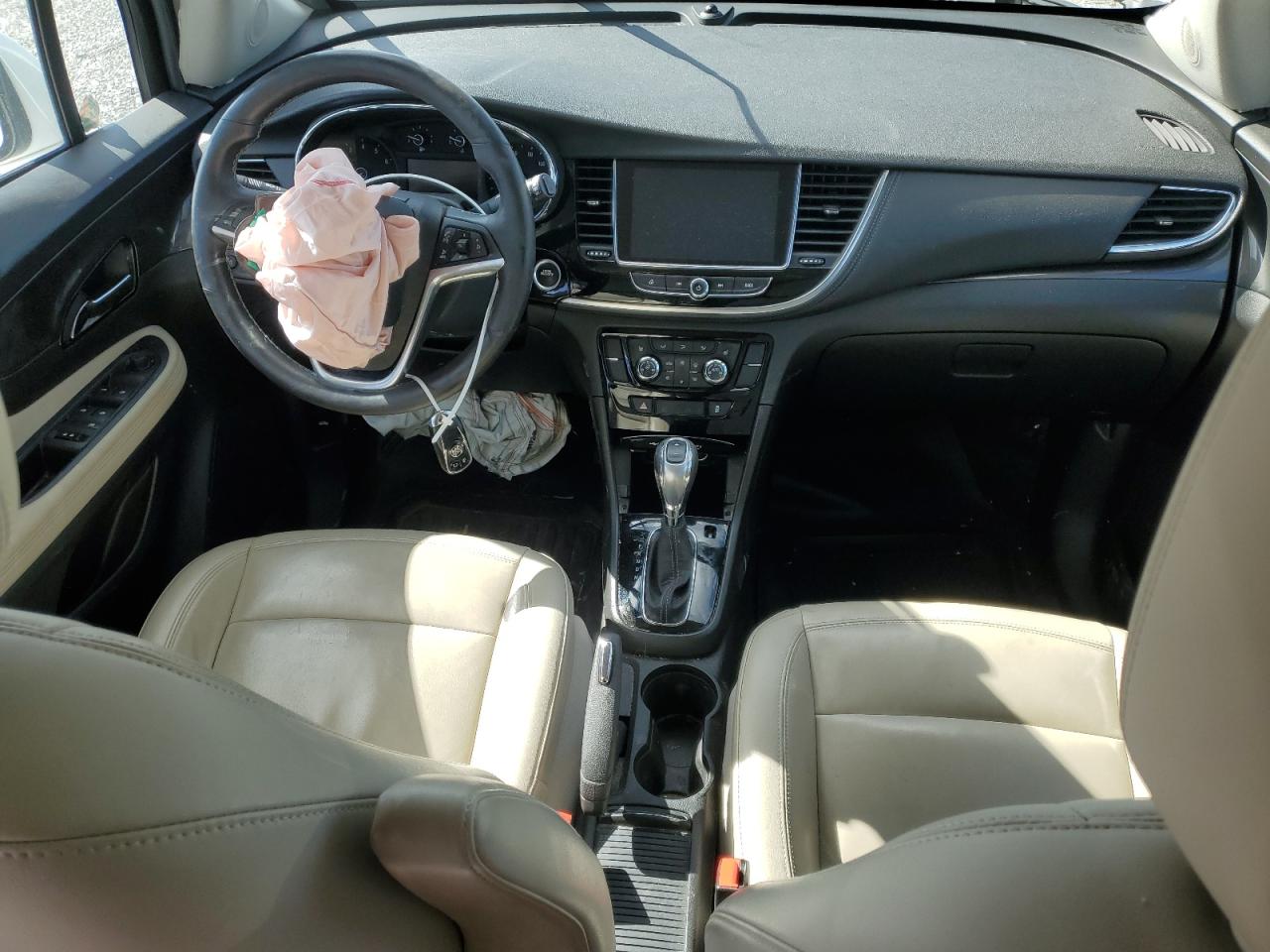 2017 Buick Encore VIN KL4CJGSB7HB130255 Copart auction photo, front end / side damage thumbnail 8