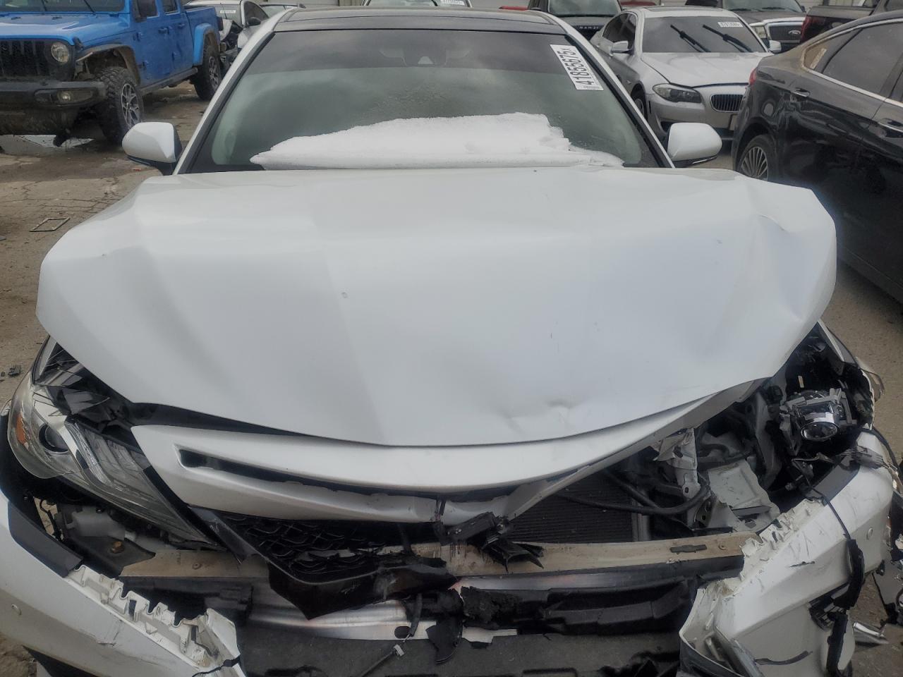 2018 Toyota Camry VIN 4T1BZ1HK1JU001349 Copart auction photo, front end damage thumbnail 5
