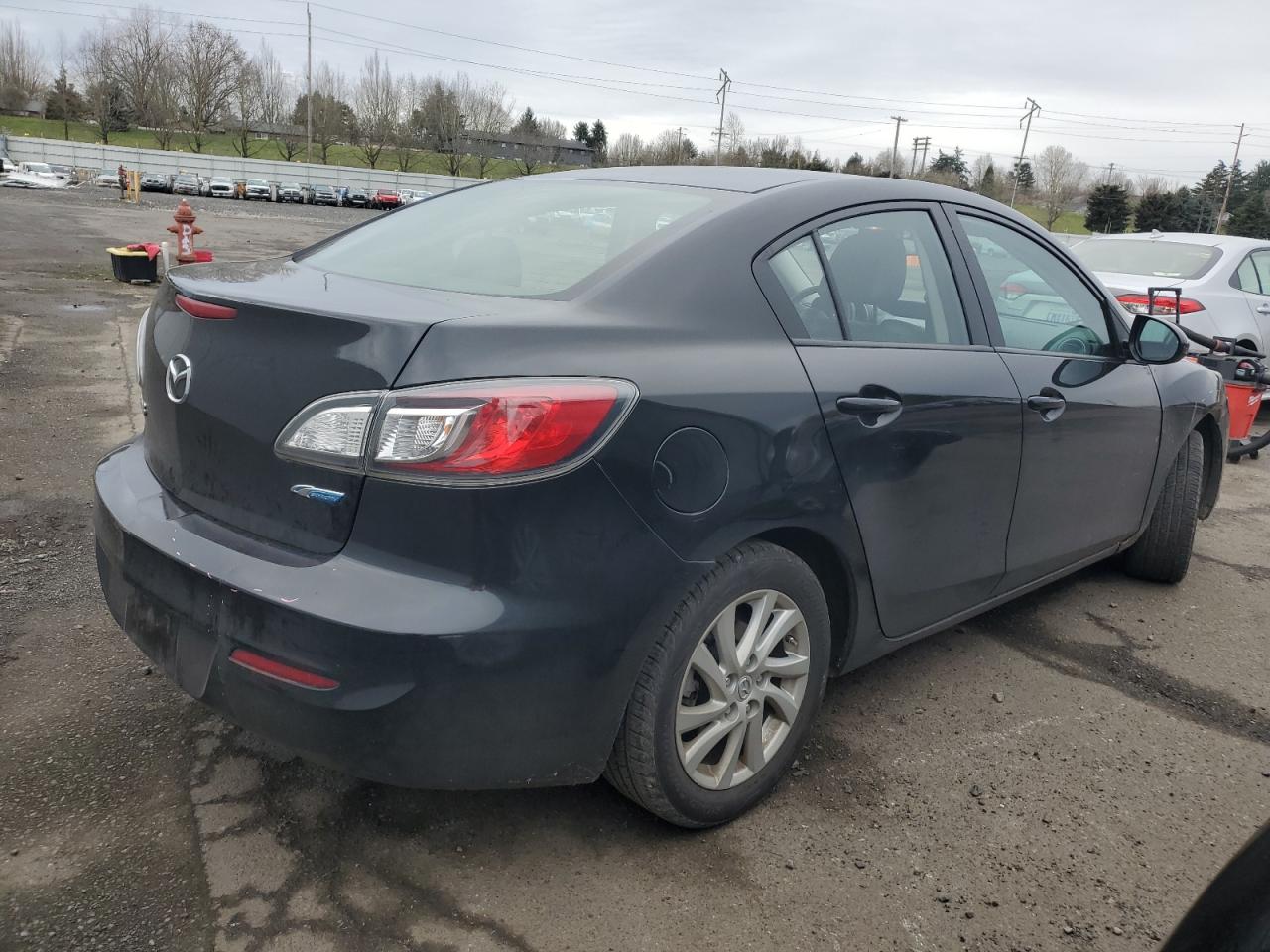2012 Mazda 3 VIN JM1BL1W83C1565764 Copart auction photo, side damage thumbnail 3