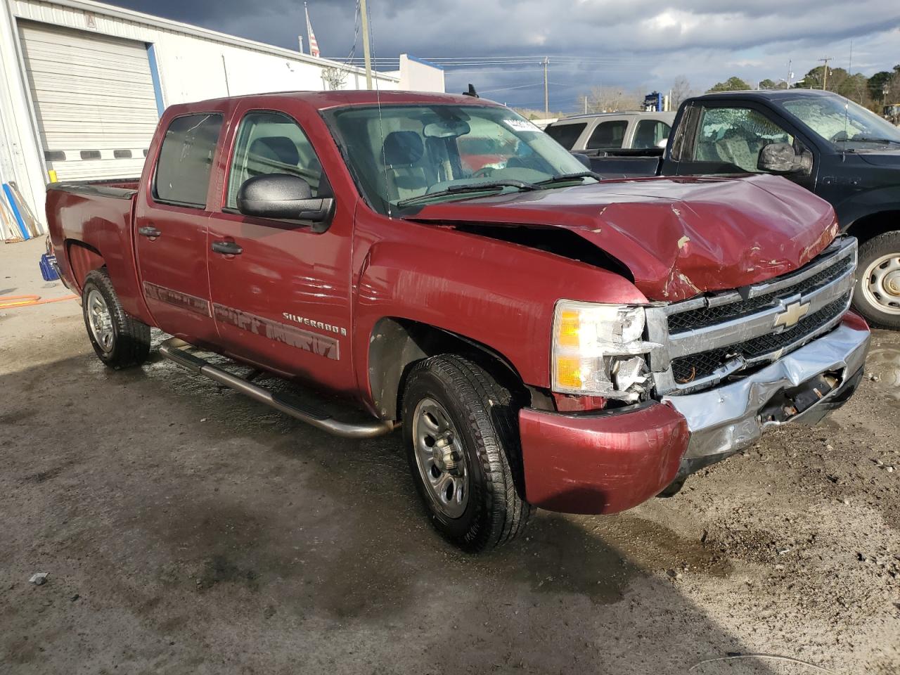 2009 Chevrolet Silverado VIN 3GCEC13C39G208505 Copart auction photo, front end damage thumbnail 4