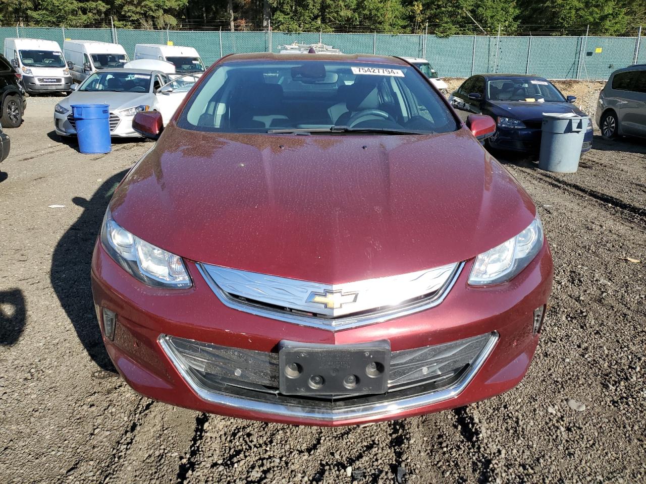 2017 Chevrolet Volt VIN 1G1RB6S53HU100927 Copart auction photo, minor dent/scratches damage thumbnail 5