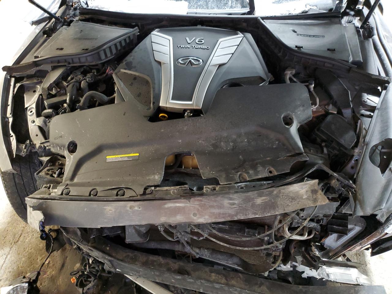 2017 Infiniti Q50 VIN JN1EV7AR2HM839734 Copart auction photo, all over damage thumbnail 11