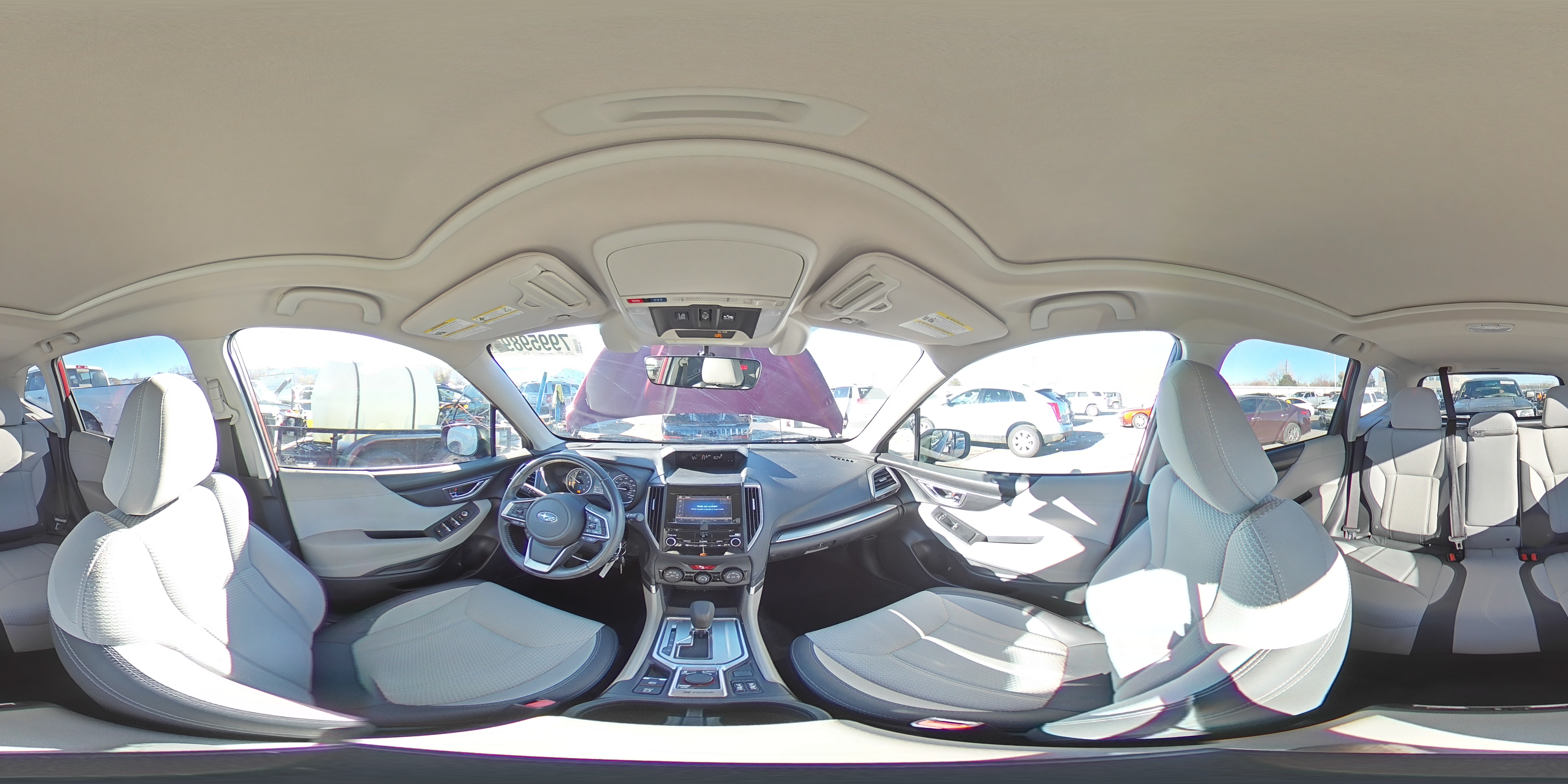2019 Subaru Forester VIN JF2SKAEC0KH497648 Copart auction photo, hail damage thumbnail 15