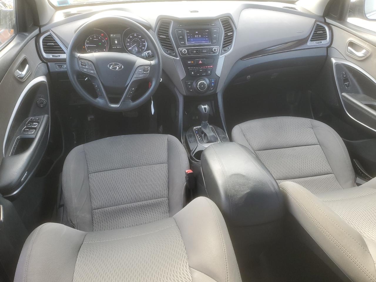 2018 Hyundai Santa Fe VIN 5XYZTDLB3JG553692 Copart auction photo, front end / side damage thumbnail 8