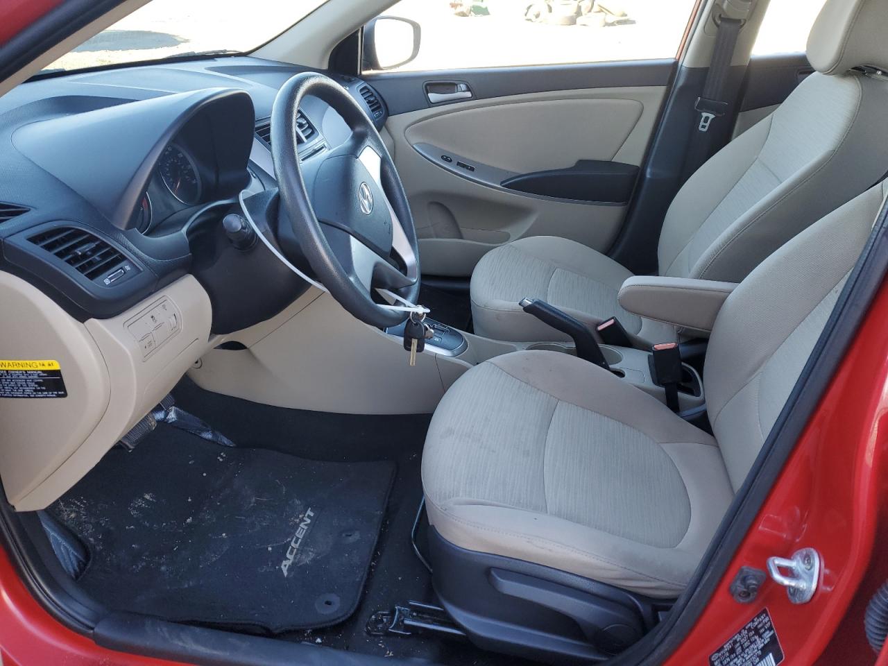2016 Hyundai Accent VIN KMHCT4AE6GU150778 Copart auction photo, front end damage thumbnail 7
