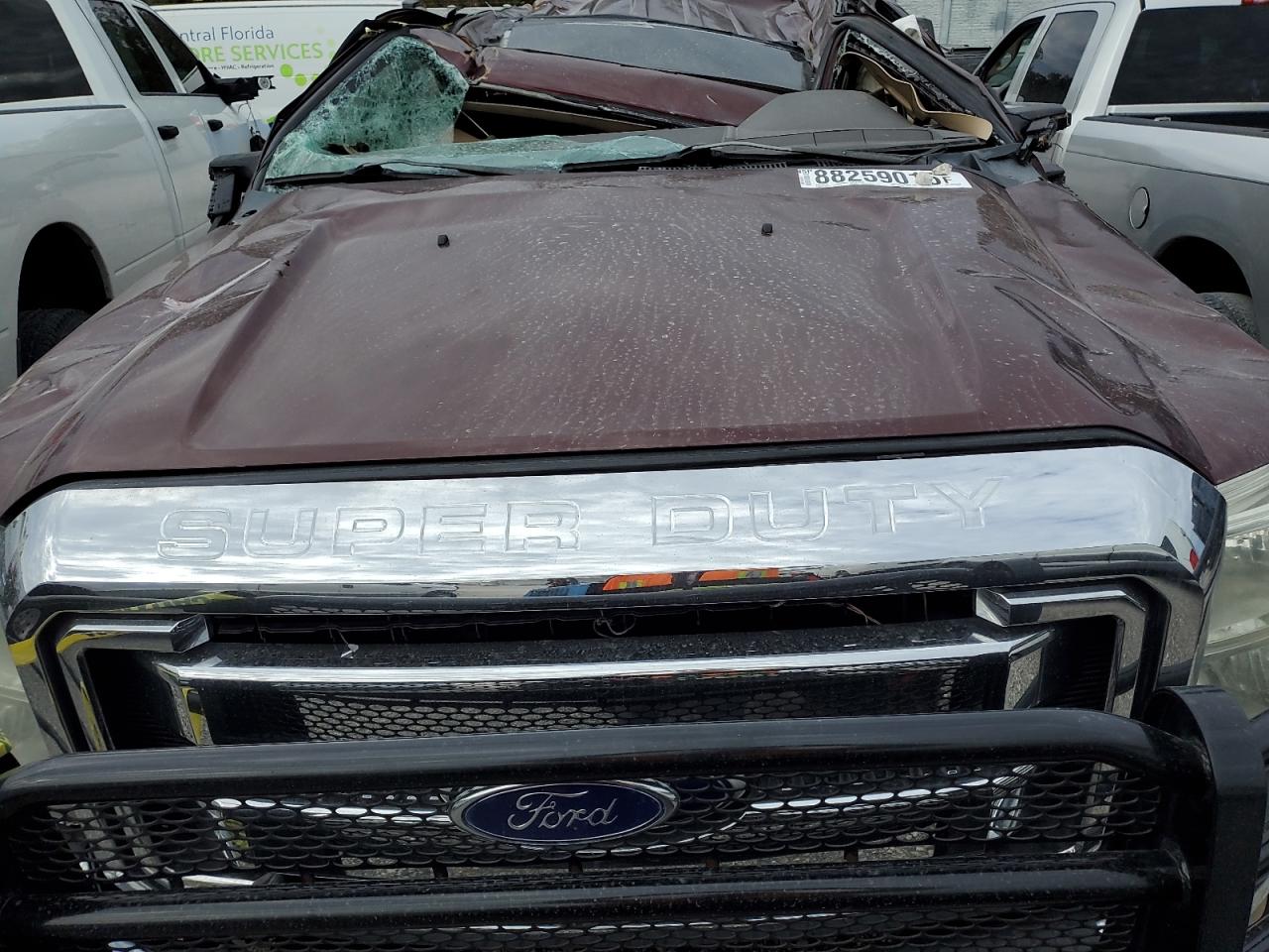 2011 Ford F350 VIN 1FT8W3BTXBEA11460 Copart auction photo, all over damage thumbnail 7