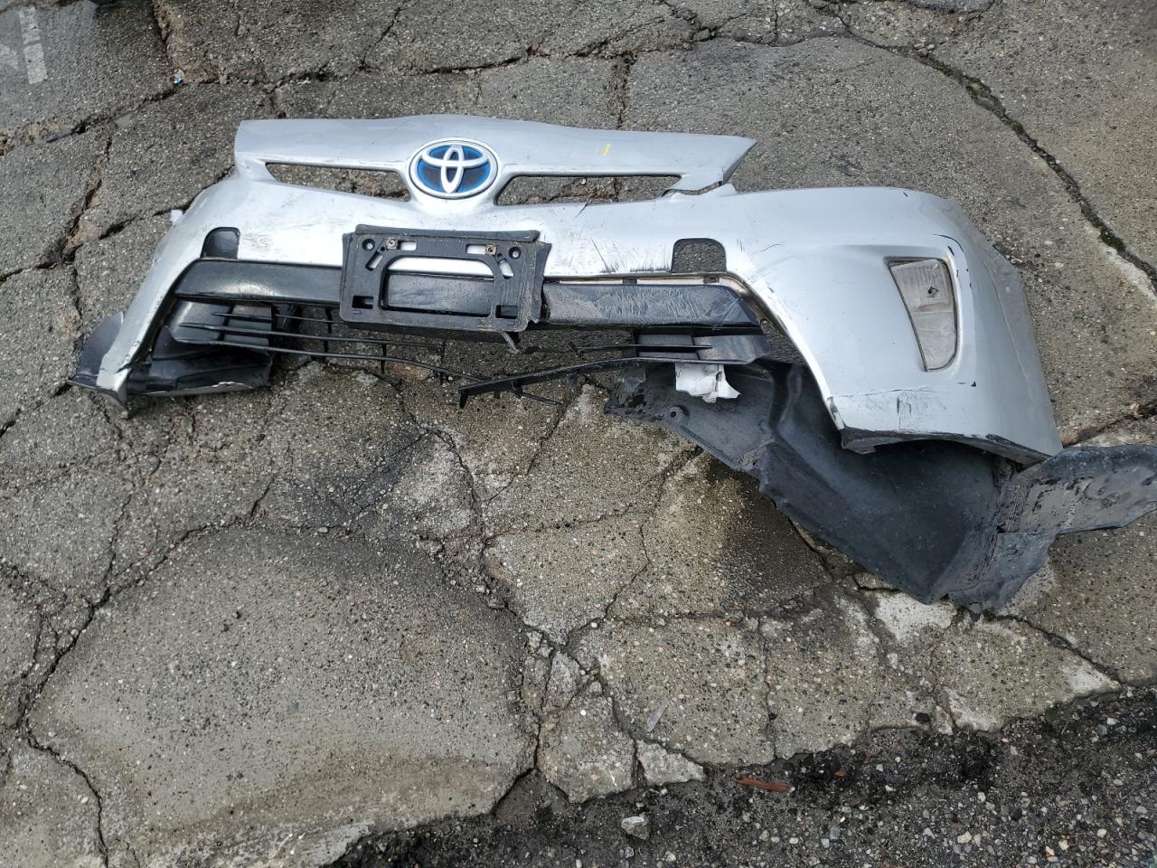 2012 Toyota Prius VIN JTDKN3DU1C1524684 Copart auction photo, front end / side damage thumbnail 12