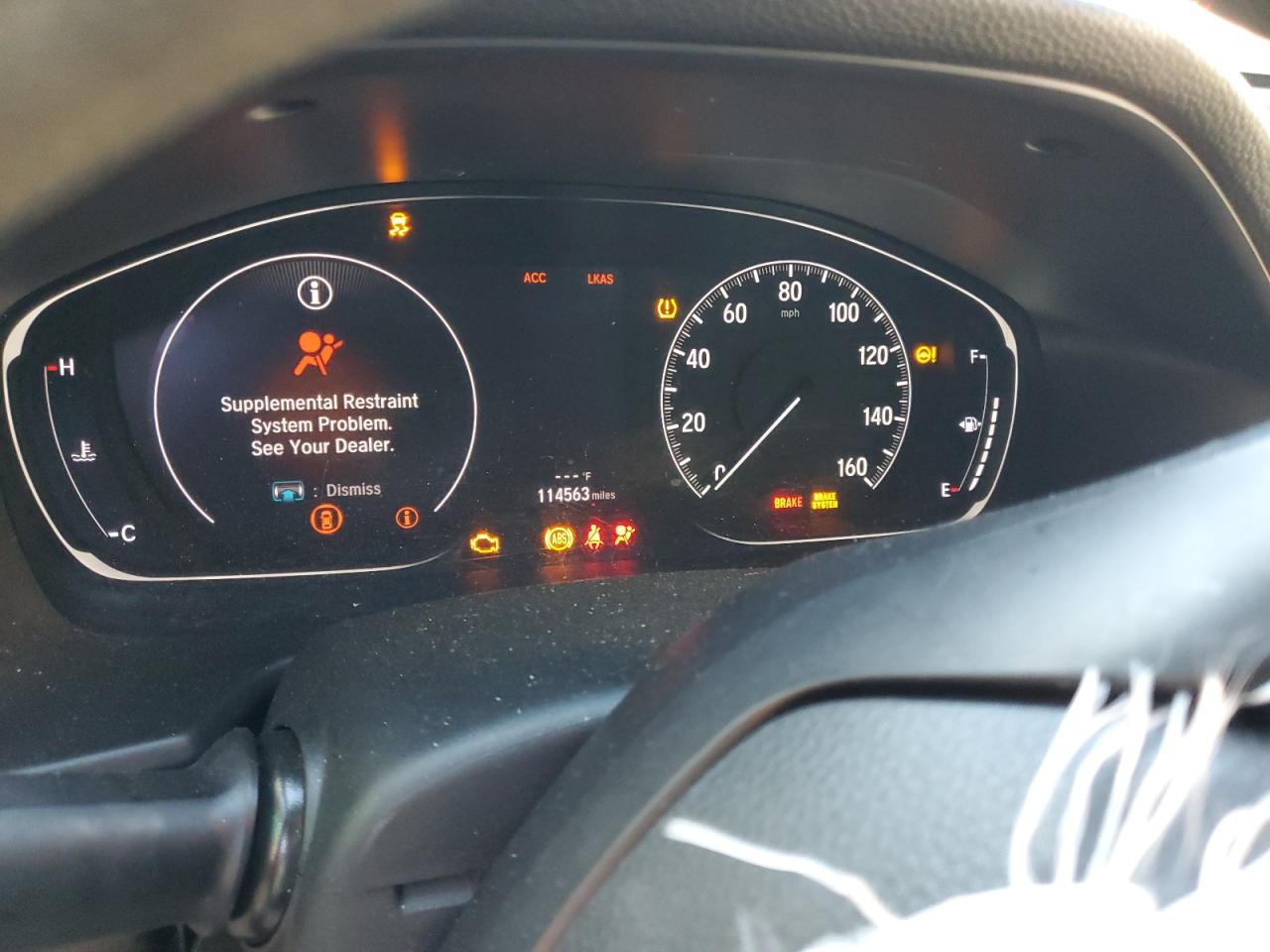 2019 Honda Accord VIN 1HGCV1F1XKA038130 Copart auction photo, front end damage thumbnail 9