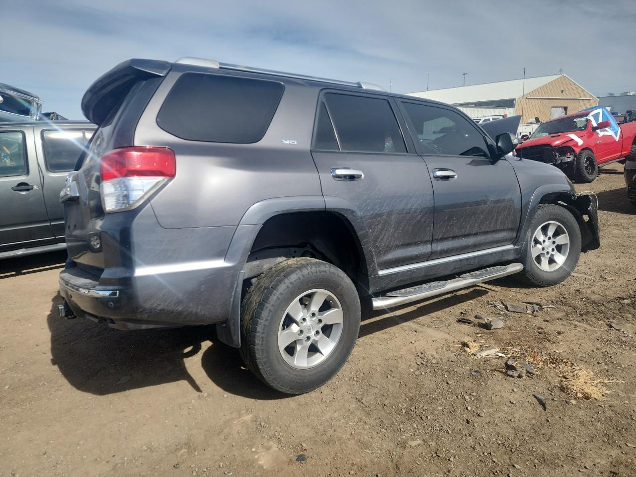 2013 Toyota 4Runner VIN JTEBU5JR4D5135655 Copart auction photo, front end damage thumbnail 3