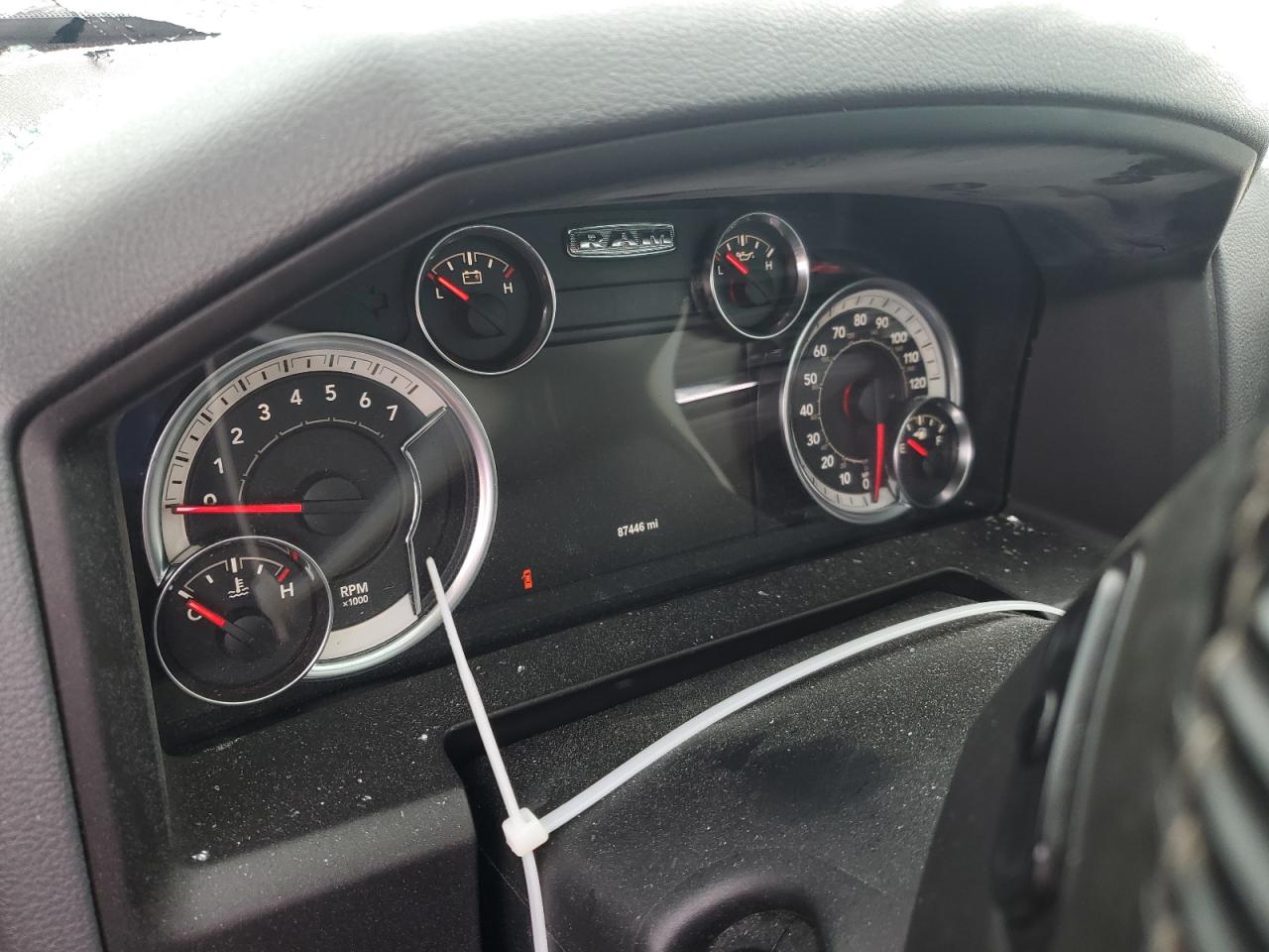 2018 RAM 1500 VIN 3C6RR7LG1JG203563 Copart auction photo, all over damage thumbnail 9