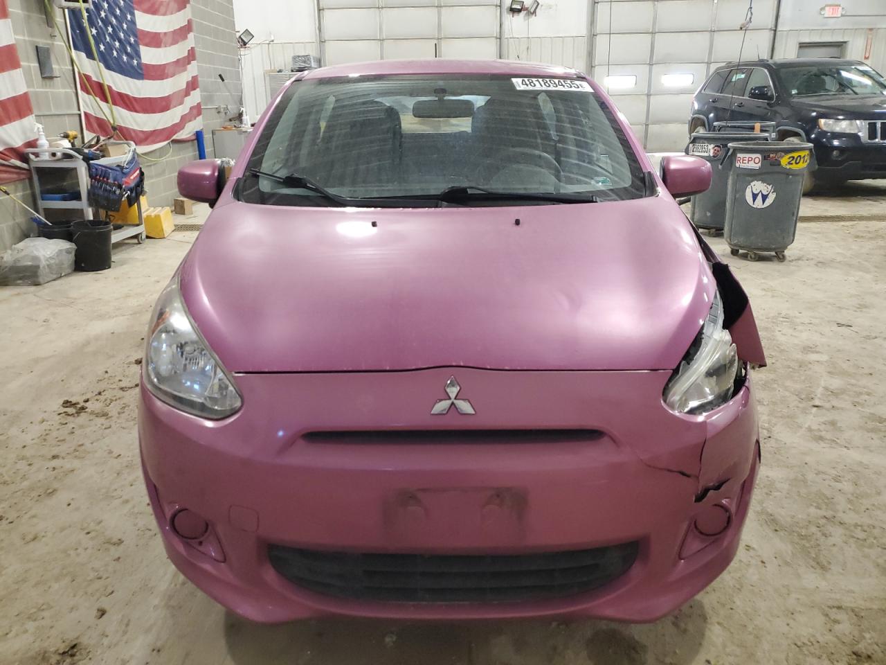 2015 Mitsubishi Mirage VIN ML32A3HJ3FH035407 Copart auction photo, front end damage thumbnail 5