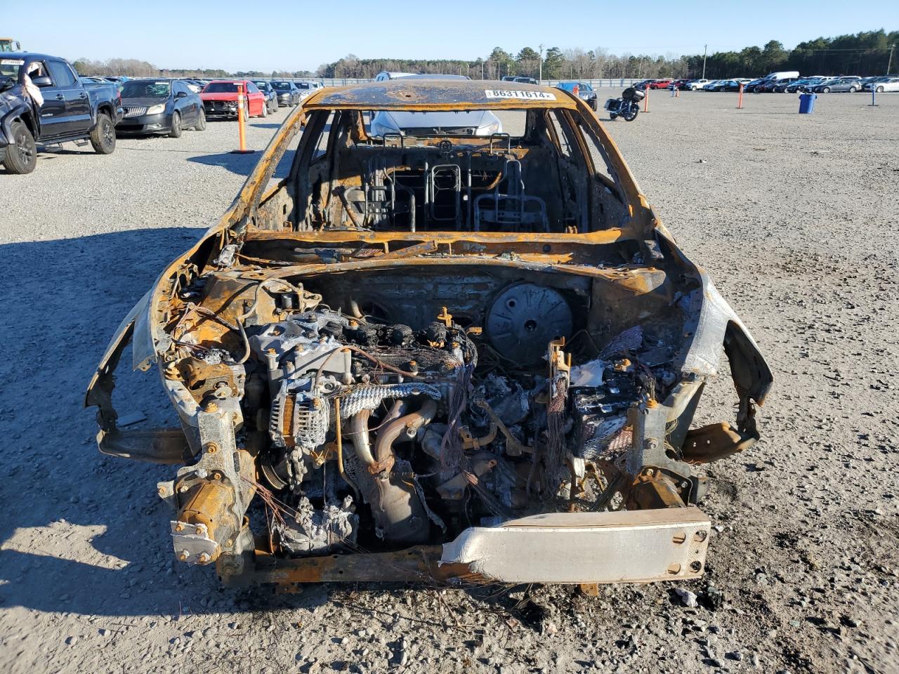 2013 Nissan Altima VIN 1N4AL3AP0DN567509 Copart auction photo, burn damage thumbnail 5