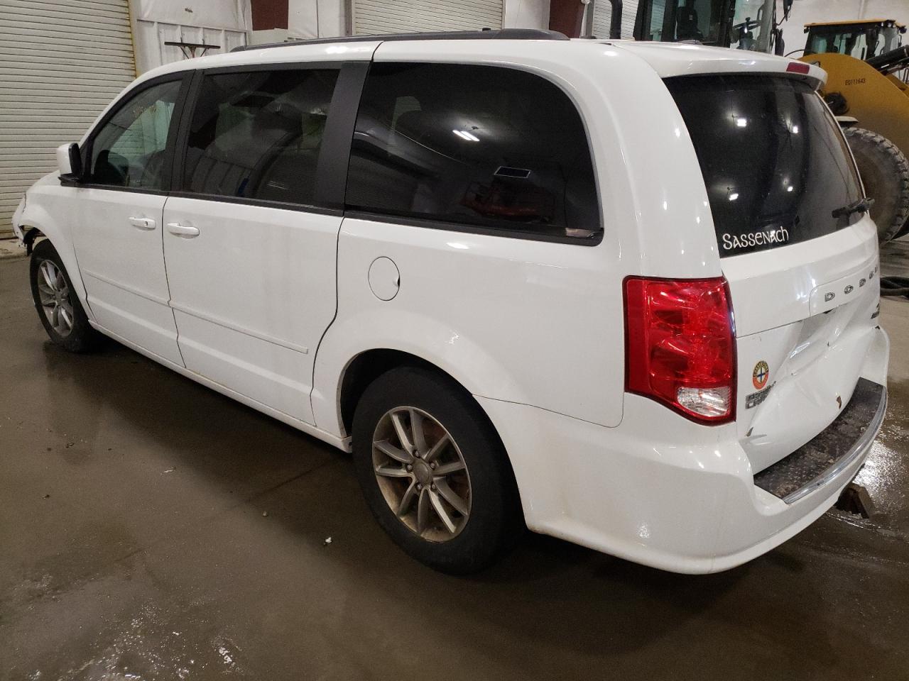 2014 Dodge Caravan VIN 2C4RDGEG6ER431045 Copart auction photo, front end / rear end damage thumbnail 2