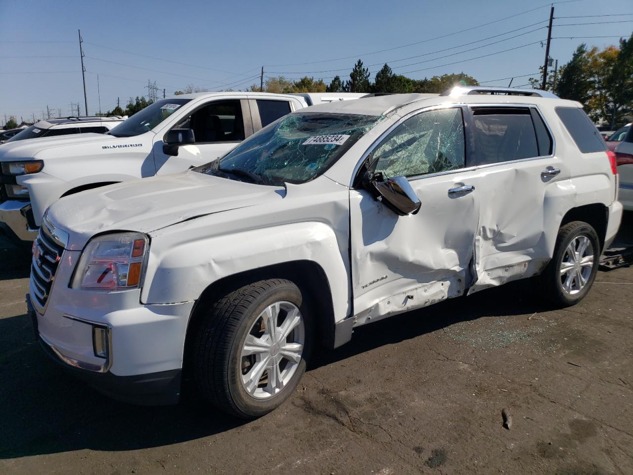 2016 GMC Terrain VIN 2GKFLPE38G6121104