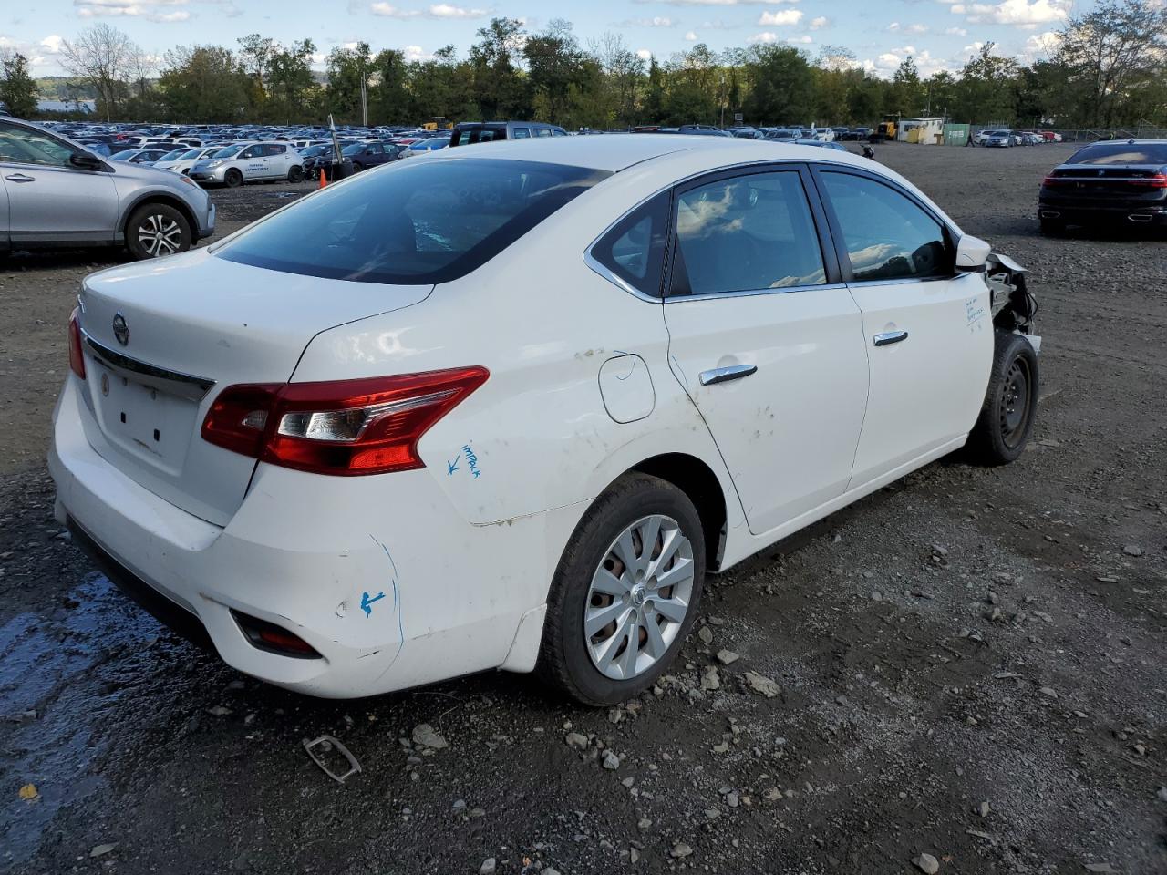 2019 Nissan Sentra VIN 3N1AB7AP6KY212609 Copart auction photo, front end damage thumbnail 3