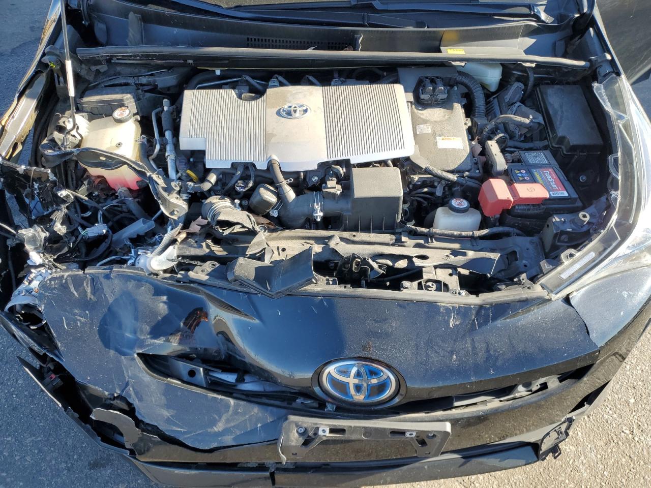 2017 Toyota Prius VIN JTDKBRFUXH3567800 Copart auction photo, front end damage thumbnail 11