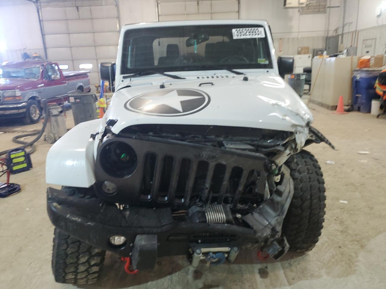 2018 Jeep Wrangler VIN 1C4AJWAG6JL860324 Copart auction photo, front end / undercarriage damage thumbnail 5