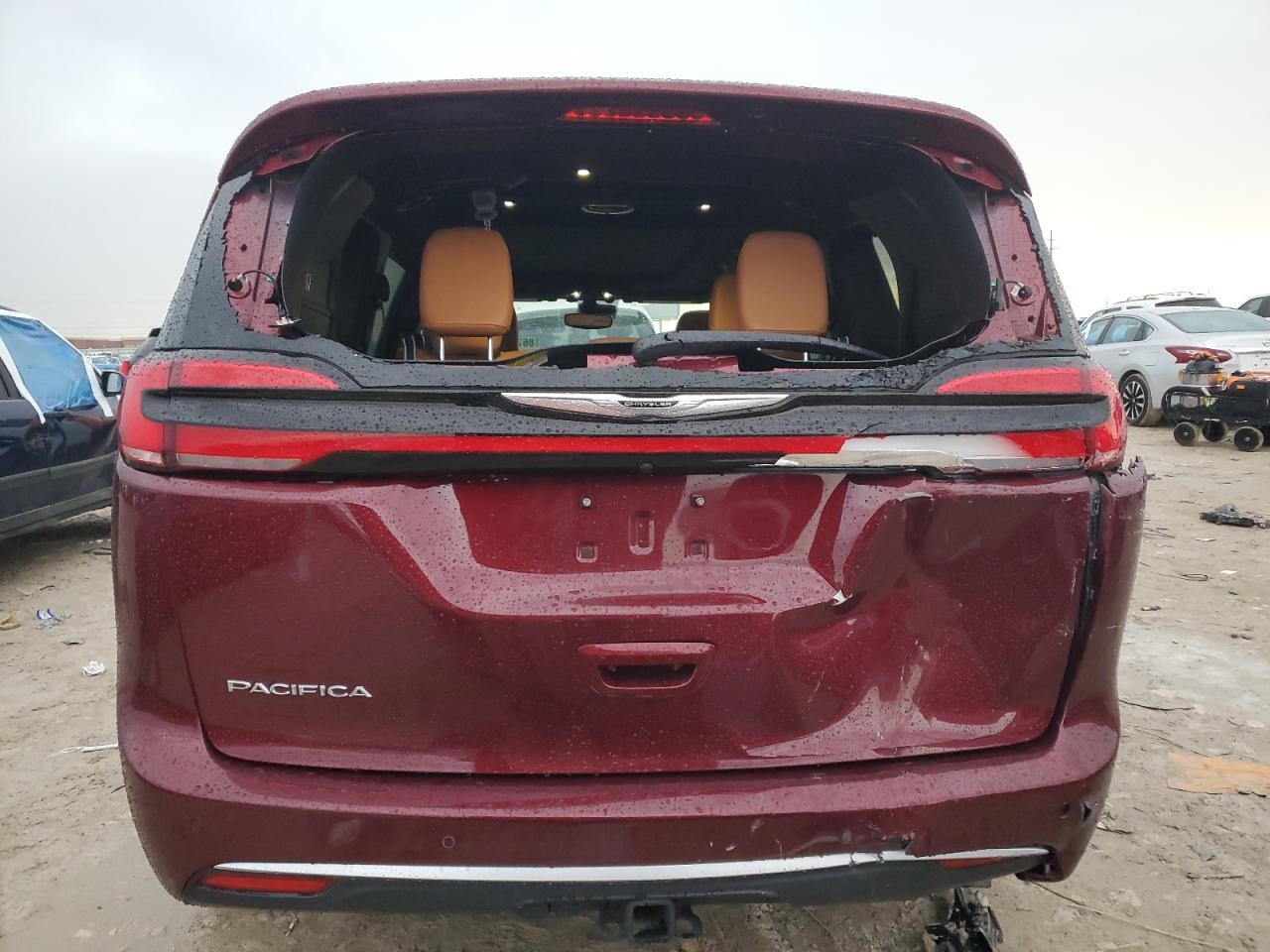 2021 Chrysler Pacifica VIN 2C4RC3PG4MR549179 Copart auction photo, all over damage thumbnail 6