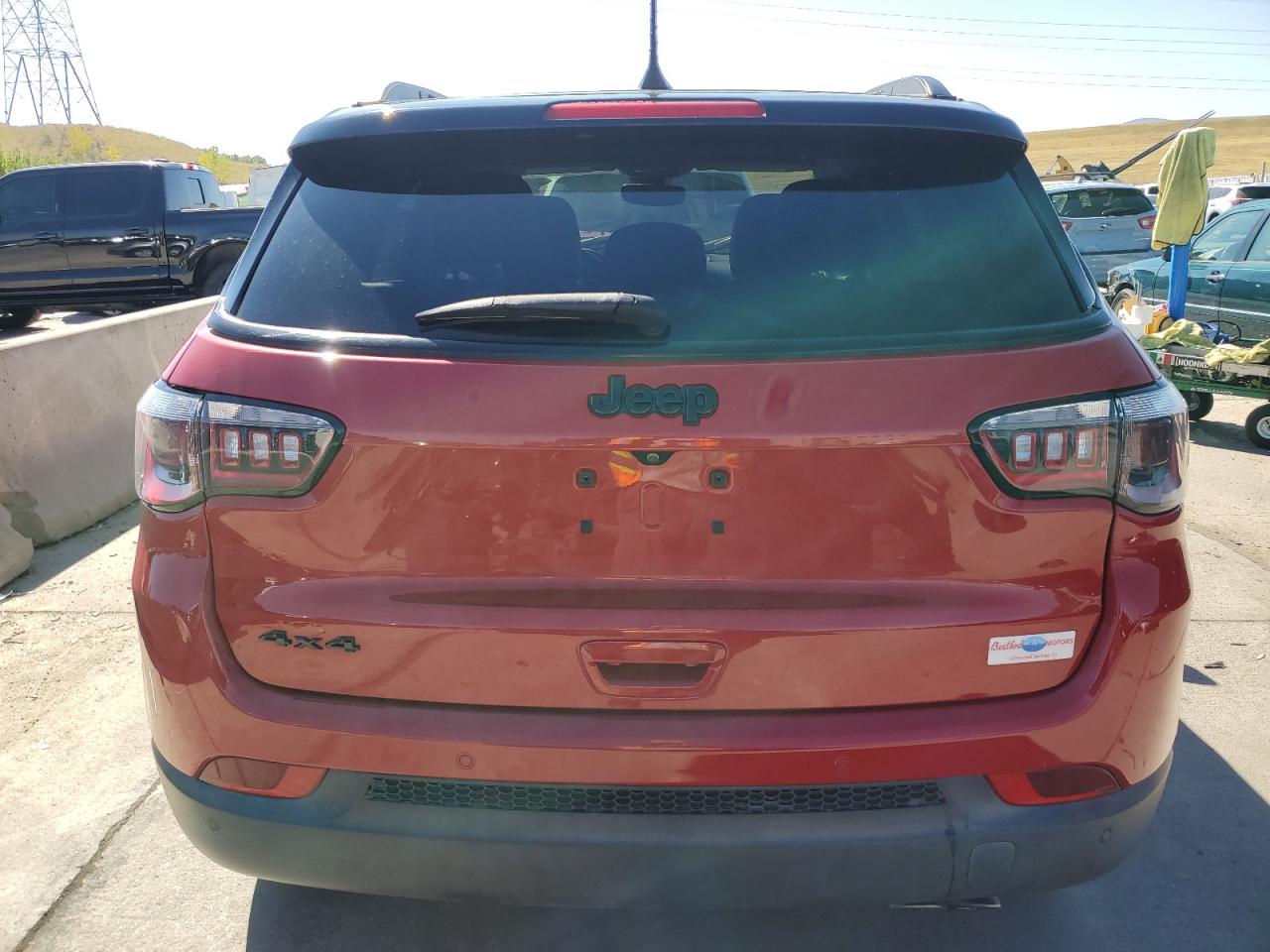 2021 Jeep Compass VIN 3C4NJDBB6MT504263 Copart auction photo, front end damage thumbnail 6