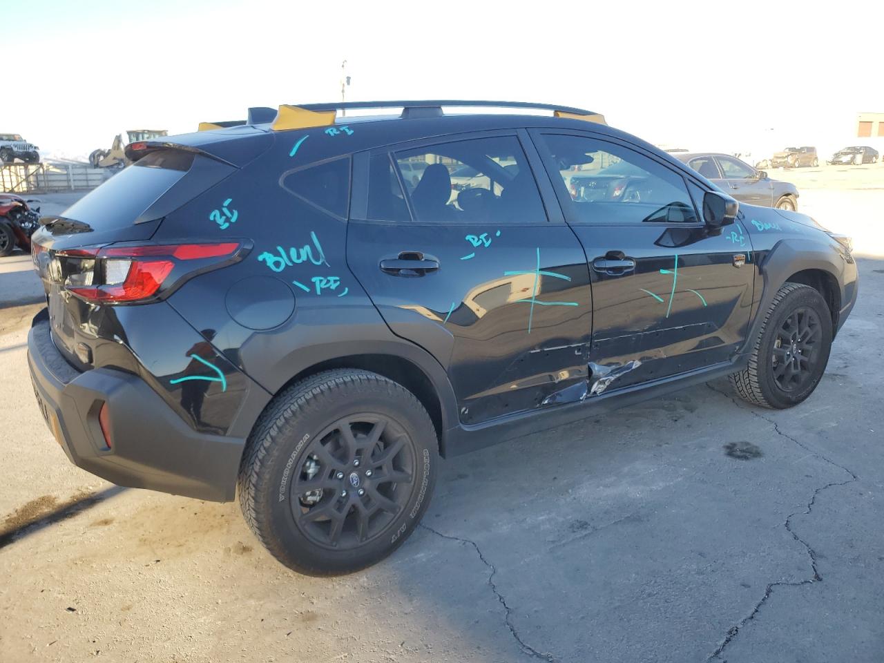 2024 Subaru XV VIN 4S4GUHU67R3778741 Copart auction photo, side damage thumbnail 3