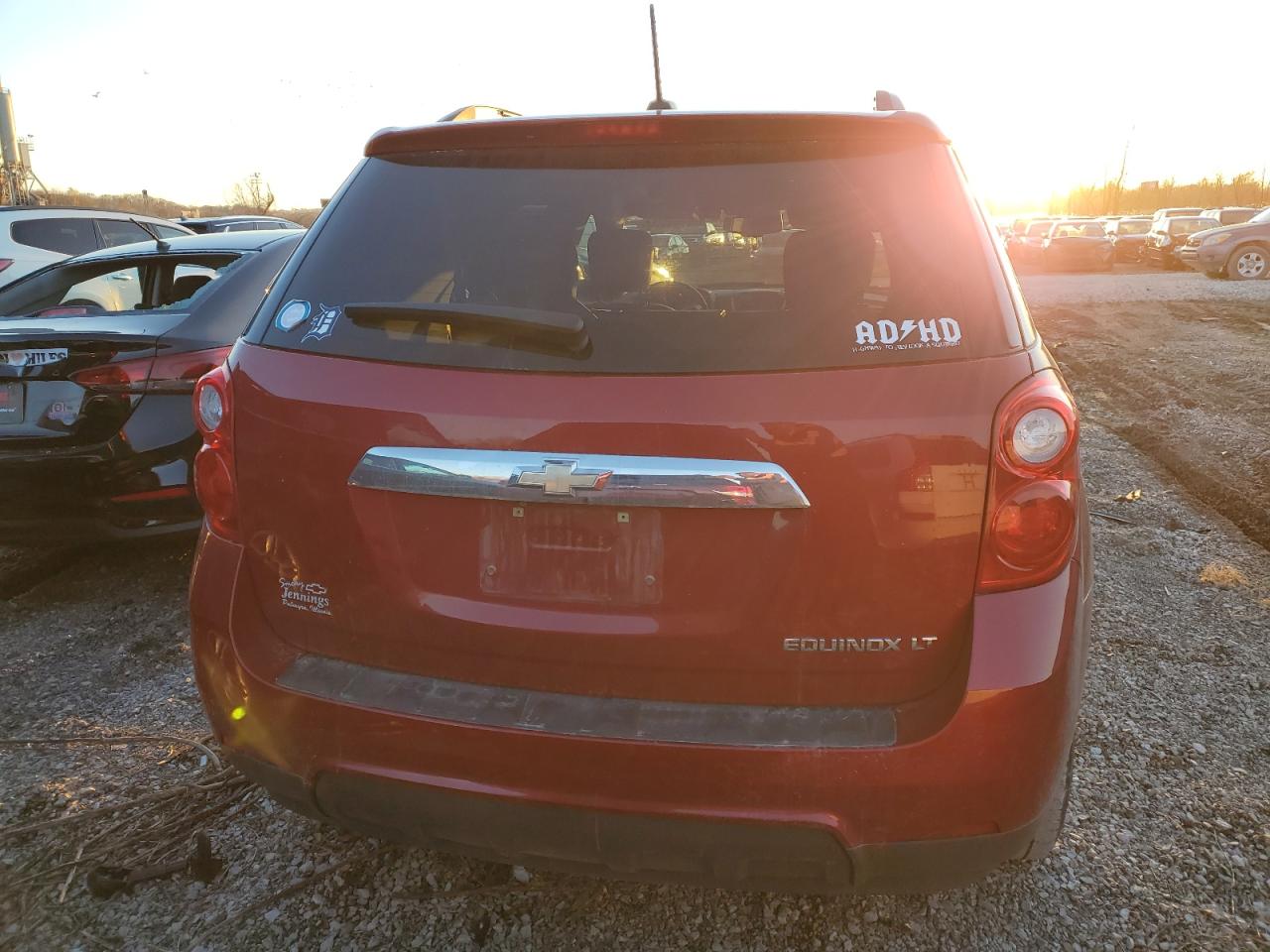 2015 Chevrolet Equinox VIN 1GNALCEK0FZ143601 Copart auction photo, front end / side damage thumbnail 6