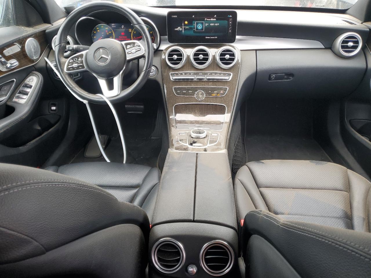 2020 Mercedes-Benz C-klasse VIN WDDWF8DB6LR557441 Copart auction photo, rear end / front end damage thumbnail 8