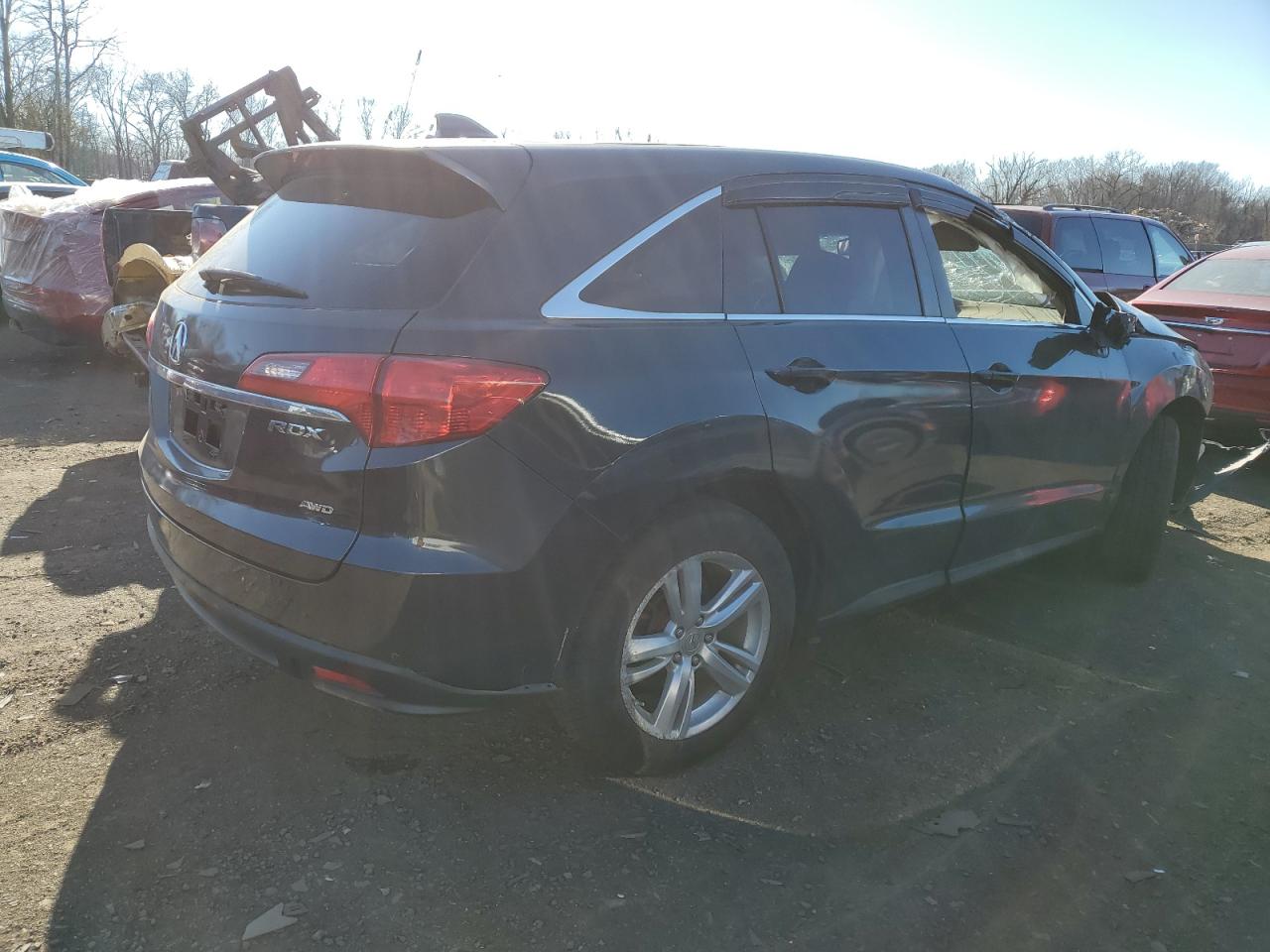 2013 Acura RDX VIN 5J8TB4H54DL015203 Copart auction photo, all over / rollover damage thumbnail 3
