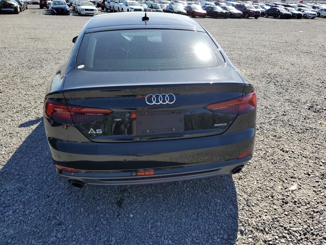 2019 Audi A5 VIN WAUENCF5XKA007673 Copart auction photo, front end damage thumbnail 6