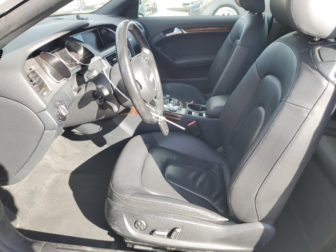 2014 Audi A5 VIN WAULFAFH2EN002645 Copart auction photo, vandalism damage thumbnail 7