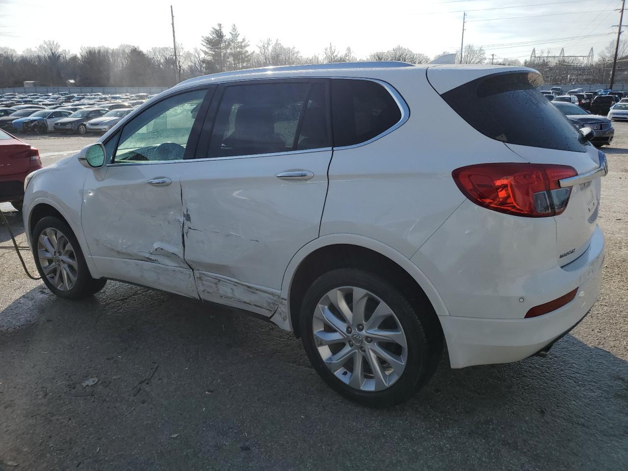 2017 Buick Envision VIN LRBFXESX5HD166210 Copart auction photo, side damage thumbnail 2