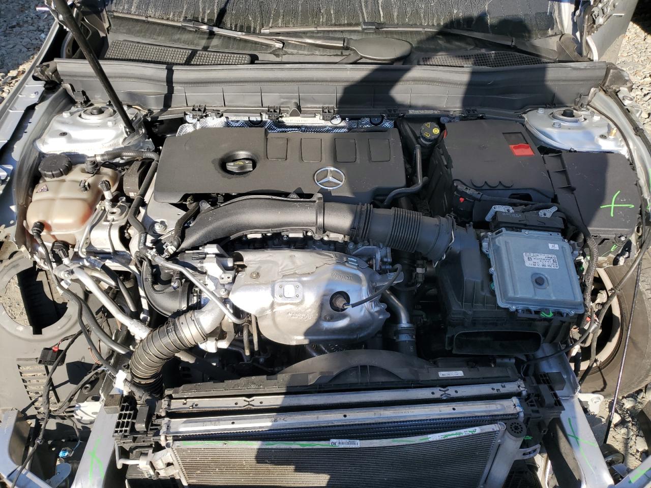 2020 Mercedes-Benz GLB VIN W1N4M4HB6LW028009 Copart auction photo, front end / side damage thumbnail 12