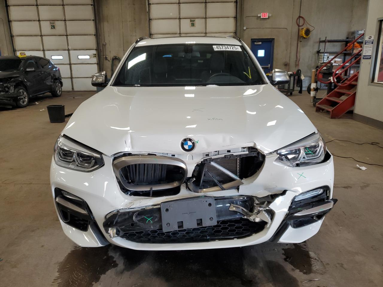2018 BMW X3 VIN 5UXTS3C54J0Y95962 Copart auction photo, front end damage thumbnail 5