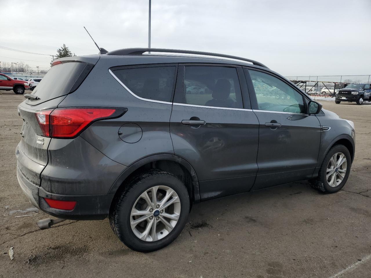 2019 Ford Escape VIN 1FMCU9HD4KUA77149 Copart auction photo, side damage thumbnail 3