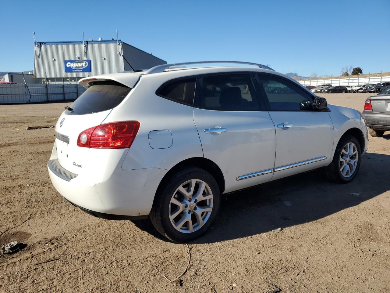 2012 Nissan Rogue VIN JN8AS5MV6CW393140 Copart auction photo, front end / side damage thumbnail 3